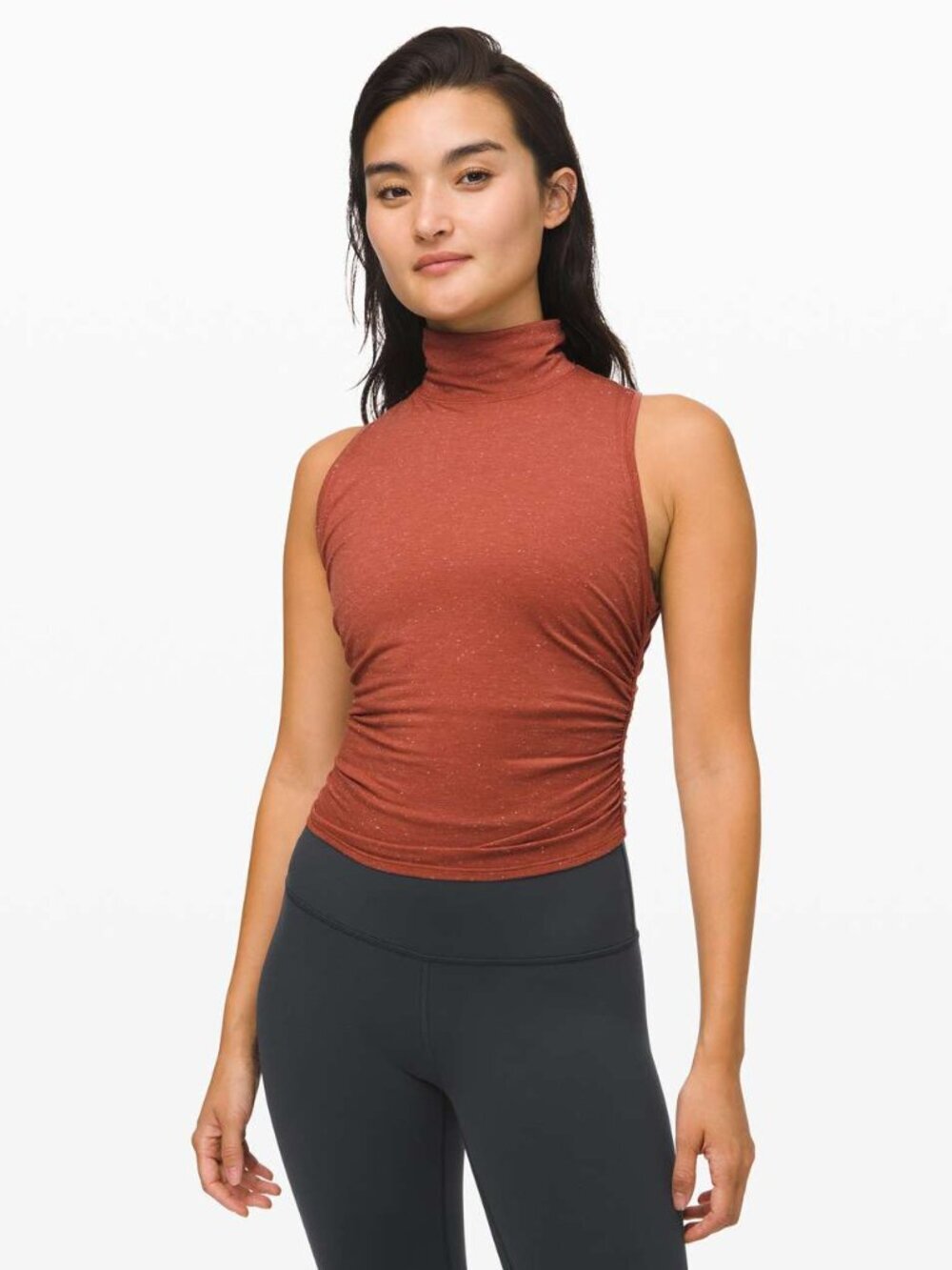 NWT Lululemon See The Horizon Tank | Rustic Clay / White